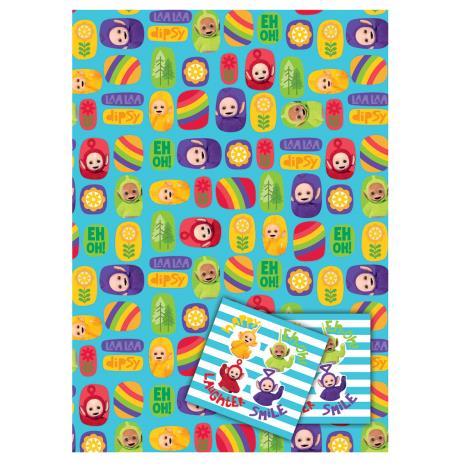Teletubbies Gift Wrap & Tags £1.99